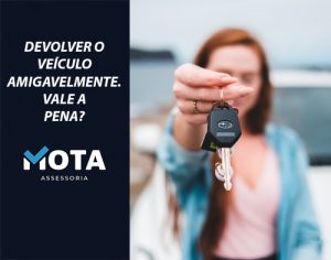 devolver o veículo amigavelmente