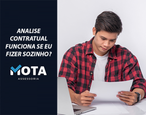 Análise contratual funciona se eu fizer sozinho