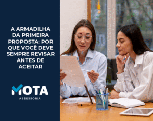 A armadilha da primeira proposta